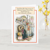 Daniel Lion Biblical Birthday Card Kaart (Gele Bloem)