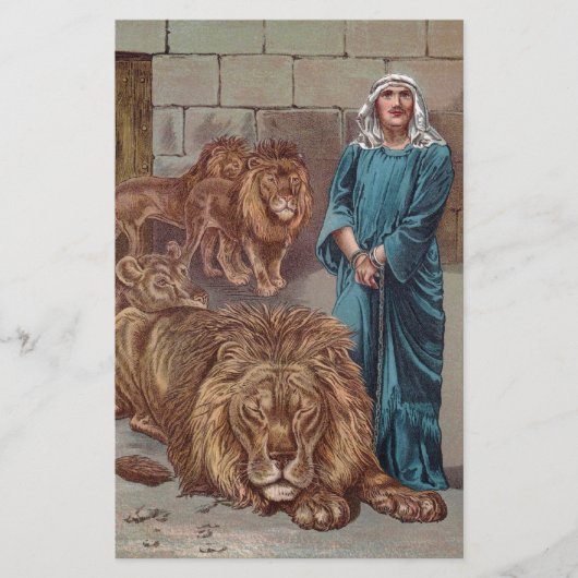 Daniel Lions Den Briefpapier (Voorkant)