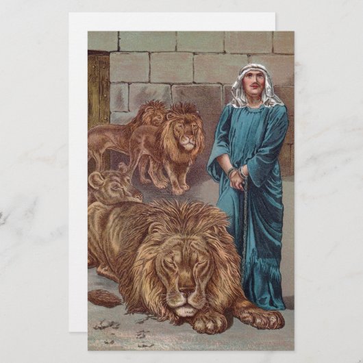 Daniel Lions Den Briefpapier (Voorkant / Achterkant)