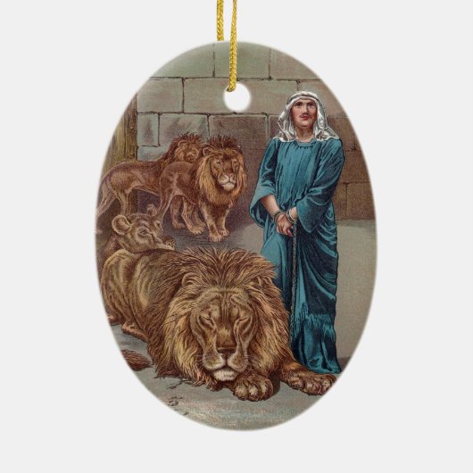Daniel Lions Den Keramisch Ornament (Achterkant)