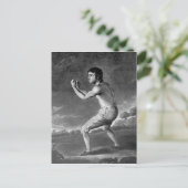 Daniel Mendoza, gegraveerd door Henry Kinsbury, 17 Briefkaart (Staand voorkant)