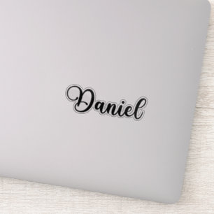 Daniel Name - Handgeschreven kalligrafie Sticker