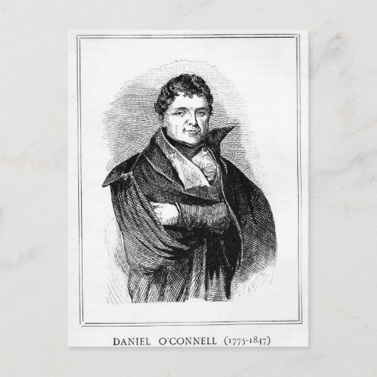Daniel OConnell Briefkaart (Voorkant)
