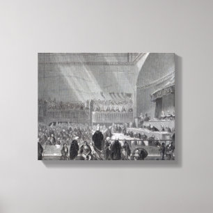 Daniel O'Connell terecht in 1844 Canvas Afdruk