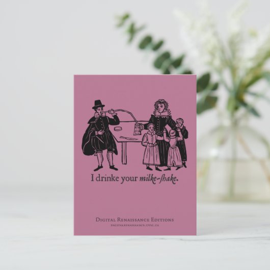 Daniel (Olden) Day Lewis Briefkaart (Staand voorkant)