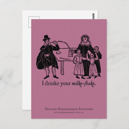 Daniel (Olden) Day Lewis Briefkaart (Voorkant / Achterkant)