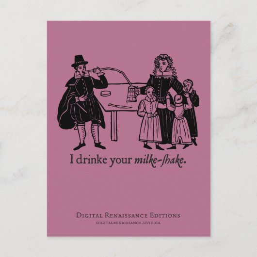 Daniel (Olden) Day Lewis Briefkaart (Voorkant)