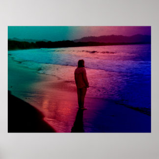 Daniel op Playa Negra, Puerto Viejo Poster