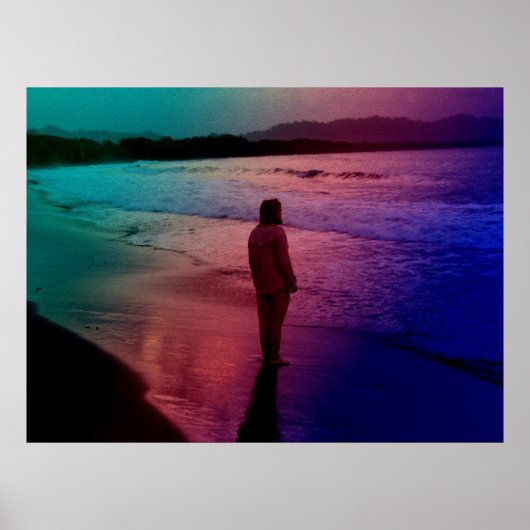 Daniel op Playa Negra, Puerto Viejo Poster (Voorkant)