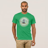 DANIEL peptide, kat ontwerp met aangepaste tekst  T-shirt (Voorkant volledig)