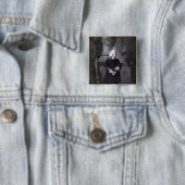 Daniel Race, gegraveerd door James Watson, 1773 Vierkante Button 5,1 Cm (In situ)