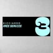 Daniel Ricciardo All Good All Ways Seafoam Purpl Poster (Voorkant)