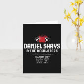 Daniel Shays Machusetts Geschiedenis Kaart (Gele Bloem)