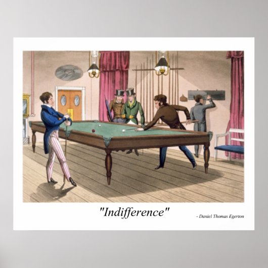 Daniel Thomas Egerton-Indifference Poster (Voorkant)