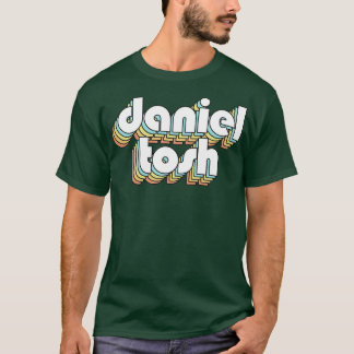 Daniel Tosh Retro Rainbow Typography Faded Style T-shirt