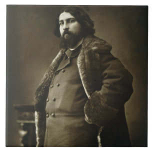 Daniel Vierge (1851-1904) van 'Galerie Contempor' Tegeltje