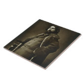 Daniel Vierge (1851-1904) van 'Galerie Contempor' Tegeltje (Zijkant)