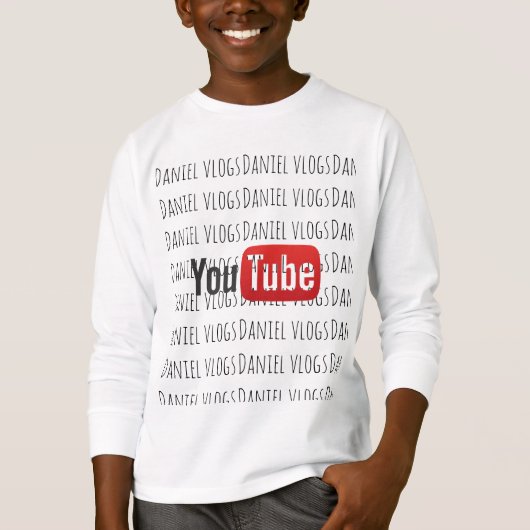 Daniel vlogs youtube-collectie t-shirt (Voorkant)
