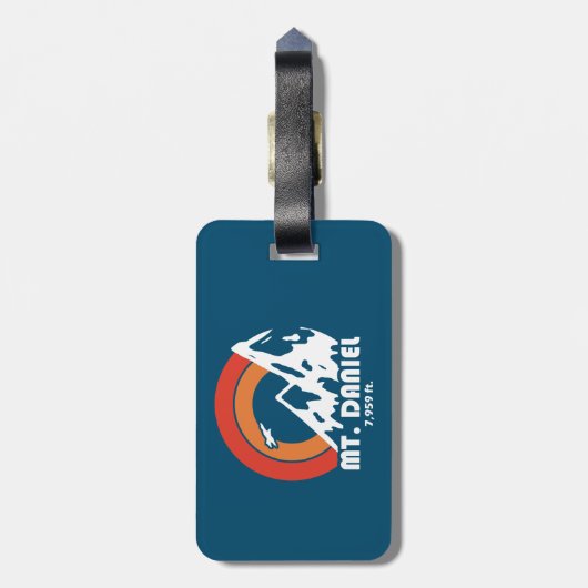 Daniel Washington Sun Eagle Bagagelabel (Achterkant verticaal)