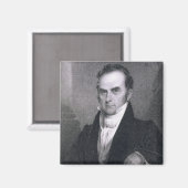 Daniel Webster (1782-1852) (graving) Magneet (Voorkant / Achterkant)