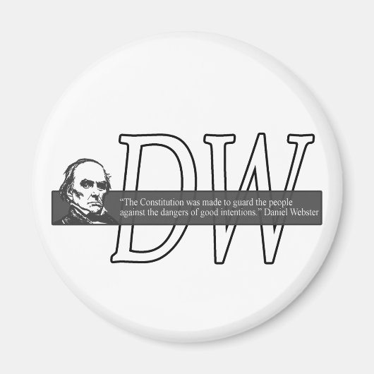 Daniel Webster citeert Magnet (Voorkant)
