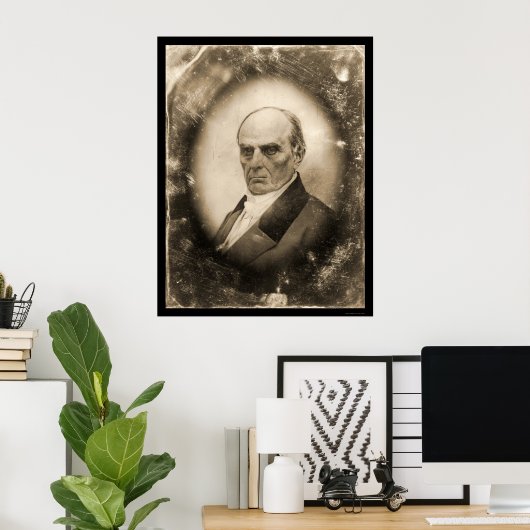 Daniel Webster Daguerreotype 1845 Poster (Thuiskantoor)