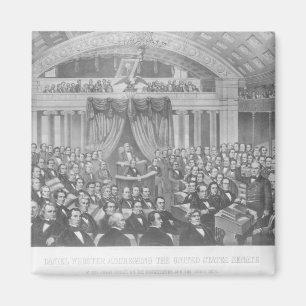 Daniel Webster richt zich tot de Verenigde Staten Magneet