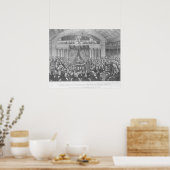 Daniel Webster richt zich tot de Verenigde Staten Poster (Keuken)