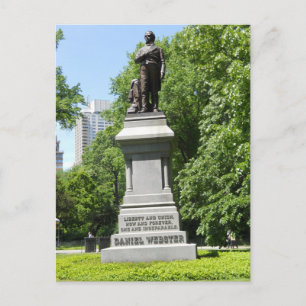 Daniel Webster Statue Central Park NY Briefkaart