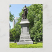 Daniel Webster Statue Central Park NY Briefkaart (Voorkant)