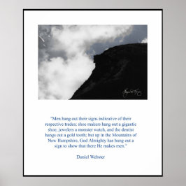 Daniel Webster's oude Man Poster