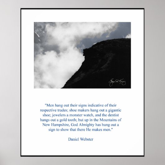 Daniel Webster's oude Man Poster (Voorkant)