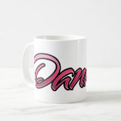 Daniela faded pink Tasse Teetasse Kaffeetasse Koffiemok (Voorkant links)
