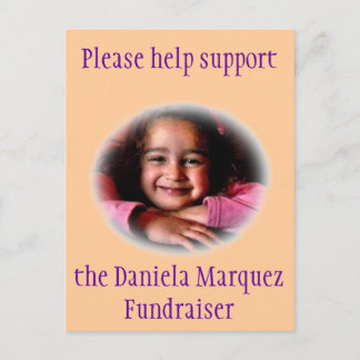Daniela Fundraiser Briefkaart
