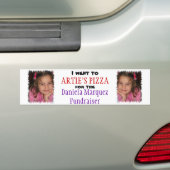Daniela Fundraiser Bumpersticker (Op auto)