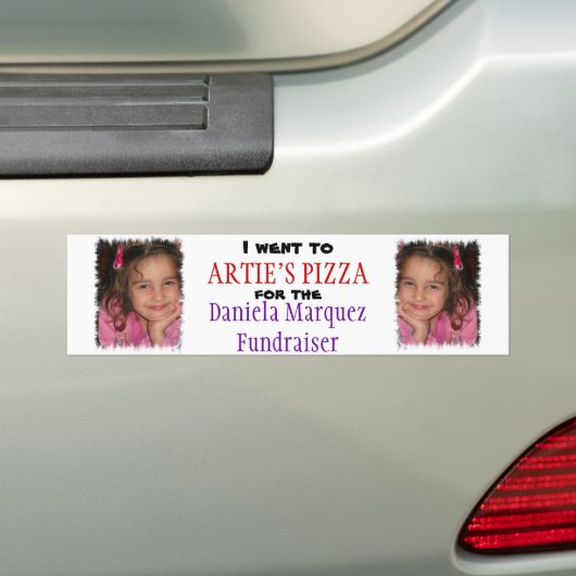 Daniela Fundraiser Bumpersticker (Op auto)