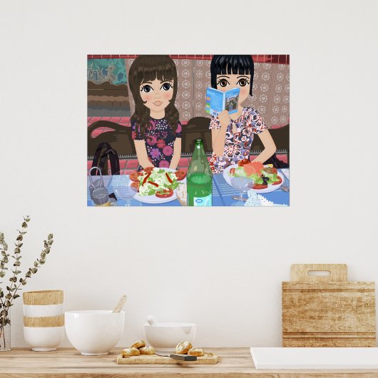 Daniela & Miva Poster (Keuken)