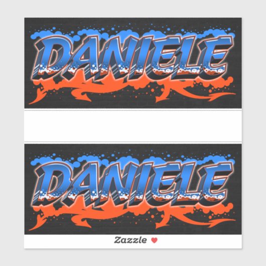 Daniele Vorname Name Graffiti Aufkleber Sticker (Vel)