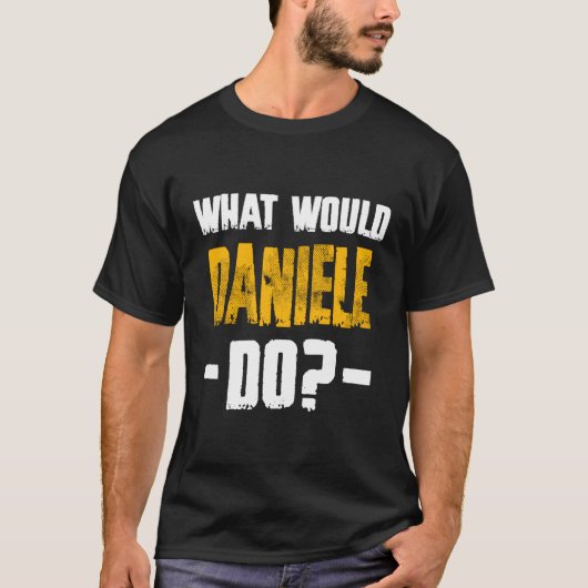 Daniele zou Daniele heten T-shirt (Voorkant)