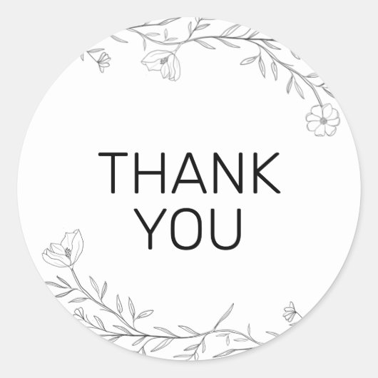 Daniella Floral sticker label (Voorkant)