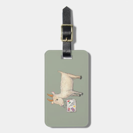 Danielle The Goat Bagagelabel (Voorkant verticaal)