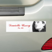 Danielle Ussery promo Bumpersticker (Op auto)