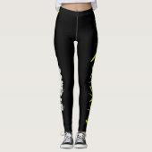 Danielle Voeg Jouw naam Abstracte kunst Leggings t (Voorkant)