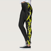 Danielle Voeg Jouw naam Abstracte kunst Leggings t (Links)