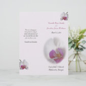 Danielle's Wedding Program vert. (Staand voorkant)