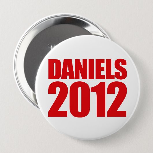 DANIELS 2012 - RONDE BUTTON 4,0 CM (Voorkant /achterkant)