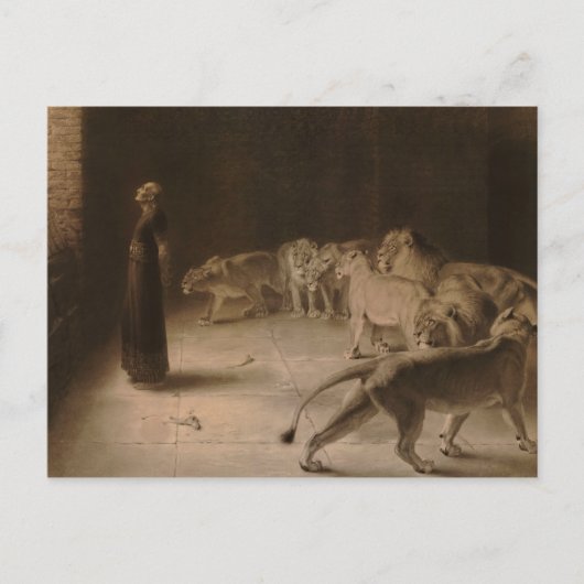 Daniel's Answer to the King by Briton Riviere Briefkaart (Voorkant)