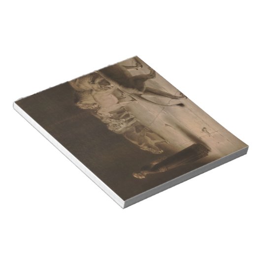 Daniel's Answer to the King by Briton Riviere Notitieblok (Schuin)