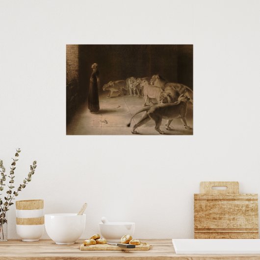 Daniel's Answer to the King by Briton Riviere Poster (Keuken)