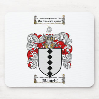 DANIELS FAMILIE CREST - DANIELS COAT WAPENS MUISMAT